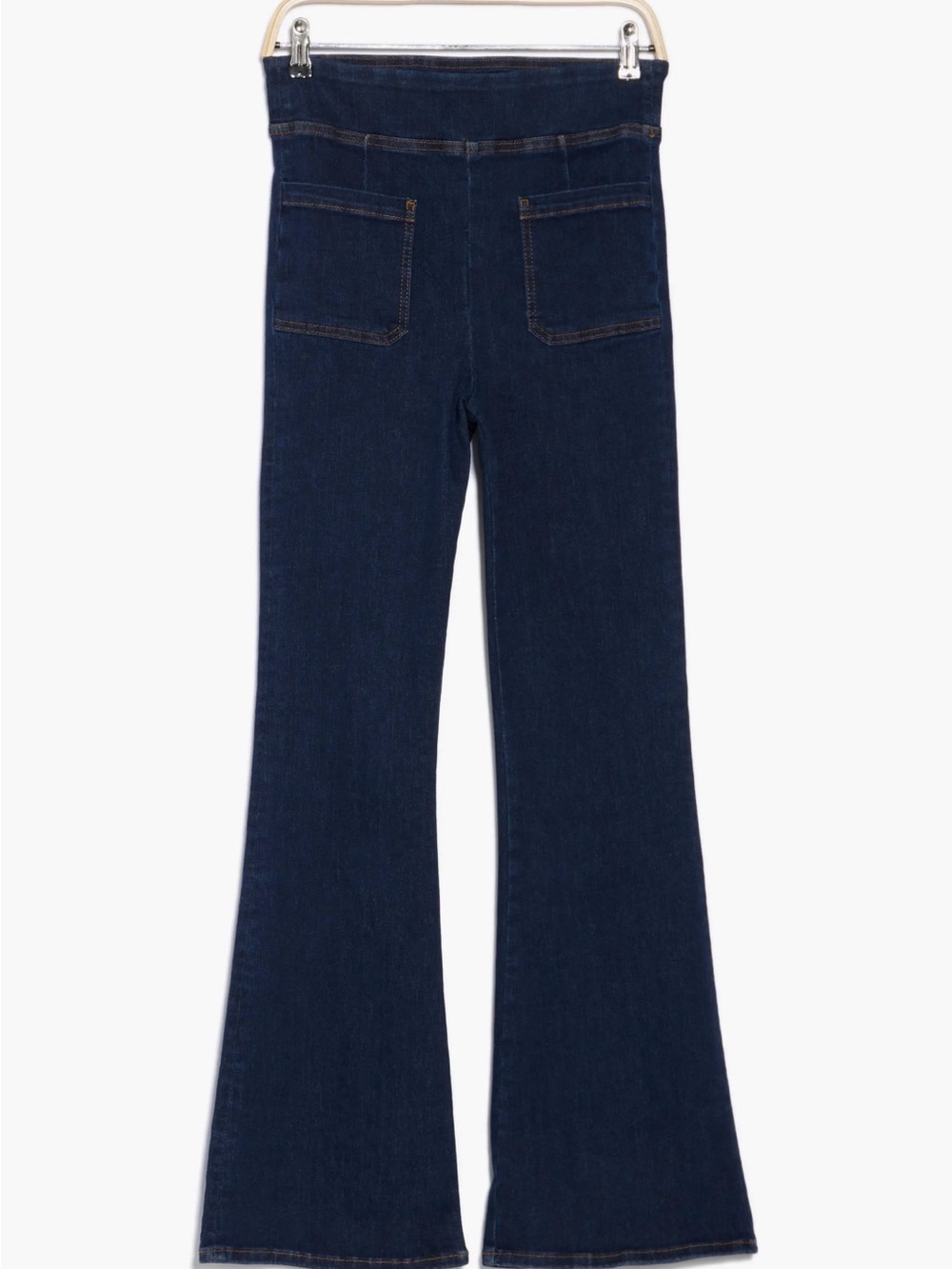 Frame Denim Dark Blue Bootcut High-Rise Jeans